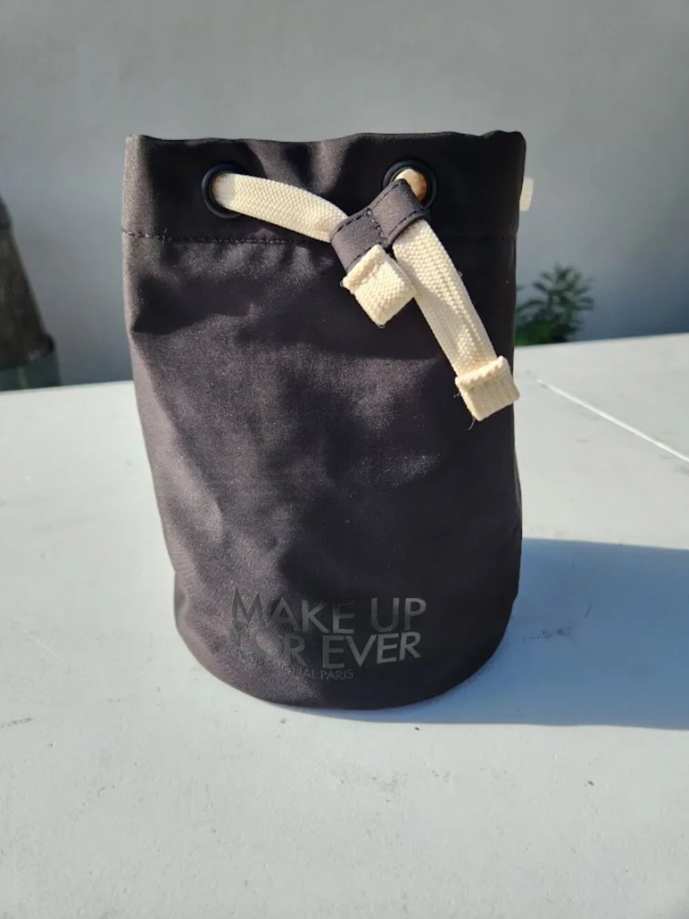 MakeUp ForEver Black Makeup Cosmetic Bag Travel Pouch Brushes Holder Case Appr